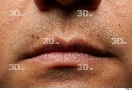 Face Mouth Skin Man Slim Studio photo references