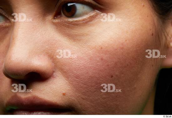 Eye Face Mouth Nose Cheek Skin Woman Slim Studio photo references