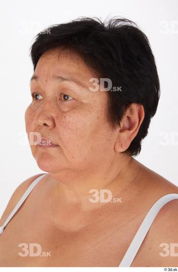 Head Hair Woman Asian Overweight Street photo references