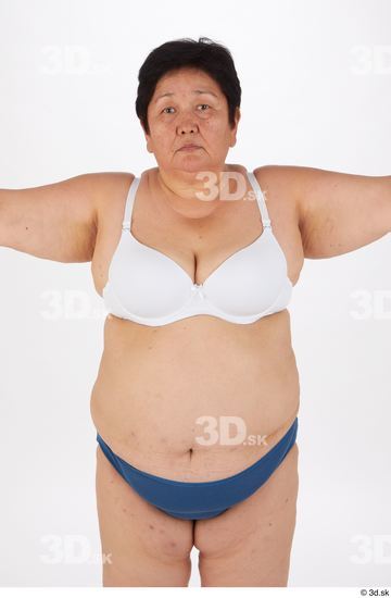 Upper Body Woman Asian Overweight Street photo references