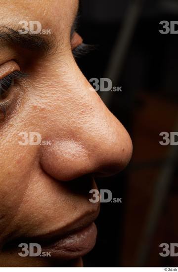 Face Nose Skin Woman Slim Wrinkles Studio photo references