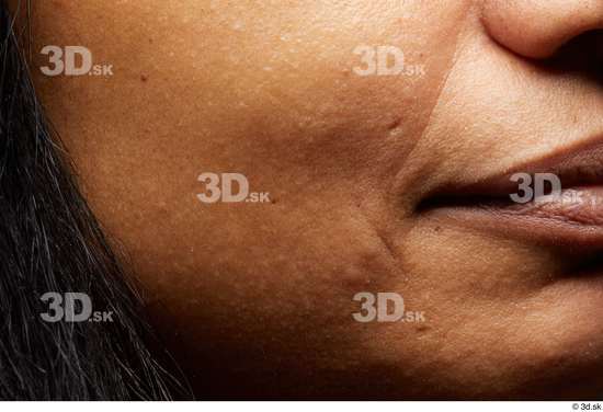 Face Mouth Cheek Skin Woman Slim Wrinkles Studio photo references