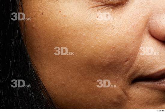 Face Mouth Cheek Skin Woman Slim Wrinkles Studio photo references