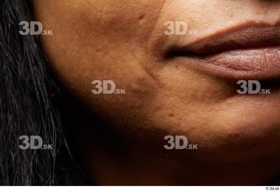 Face Mouth Cheek Skin Woman Slim Wrinkles Studio photo references