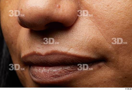 Face Mouth Nose Cheek Skin Woman Slim Wrinkles Studio photo references