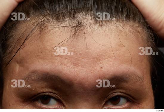 Eye Face Hair Skin Woman Asian Chubby Wrinkles Studio photo references