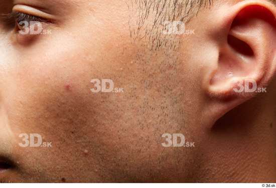 Eye Face Cheek Ear Skin Man White Slim Studio photo references