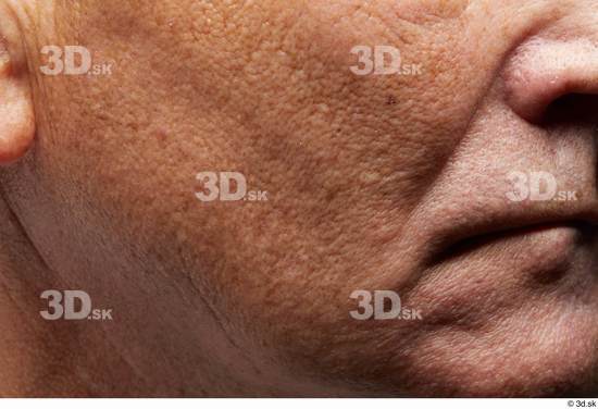 Face Mouth Cheek Skin Man Slim Wrinkles Studio photo references