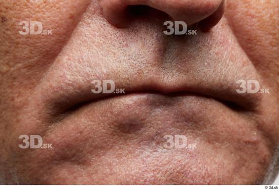 Face Mouth Skin Man Slim Wrinkles Studio photo references