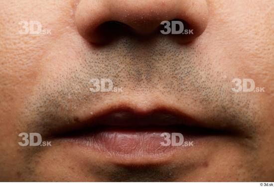 Face Mouth Skin Man Slim Studio photo references