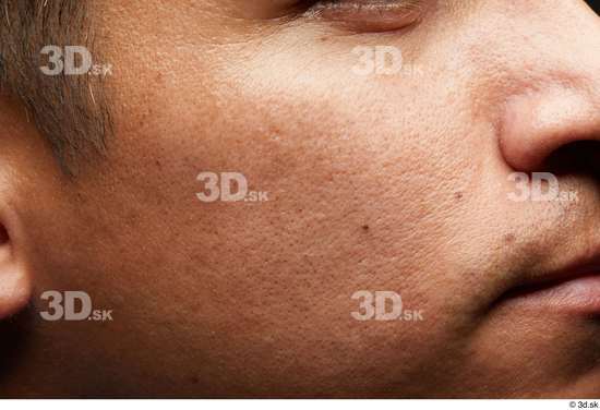 Face Mouth Nose Cheek Hair Skin Man Slim Wrinkles Studio photo references