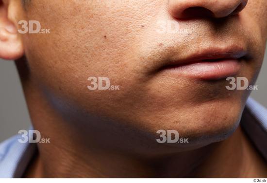 Face Mouth Cheek Skin Man Slim Studio photo references