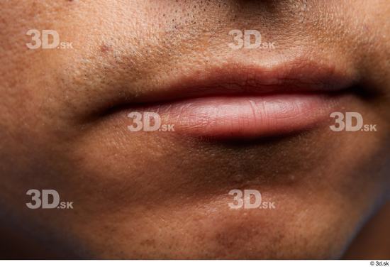 Face Mouth Skin Man Slim Studio photo references