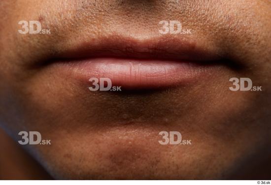 Face Mouth Skin Man Slim Studio photo references