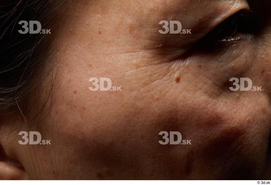 Eye Face Cheek Skin Woman Asian Slim Wrinkles Studio photo references