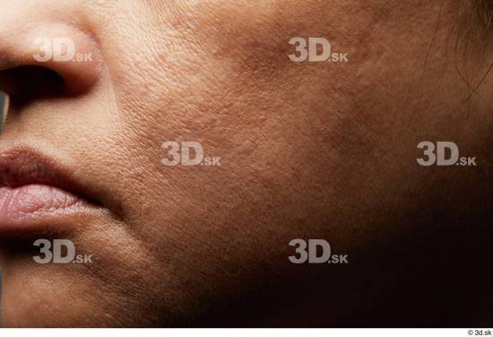 Face Mouth Nose Cheek Skin Woman Chubby Wrinkles Studio photo references