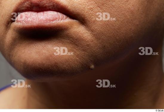 Face Mouth Cheek Skin Woman Chubby Wrinkles Studio photo references