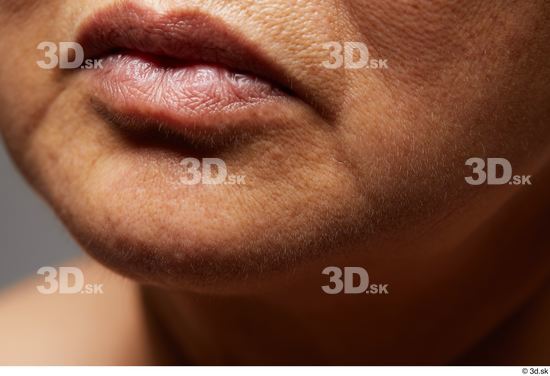 Face Mouth Cheek Skin Woman Asian Slim Wrinkles Studio photo references