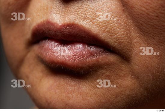 Face Mouth Skin Woman Asian Slim Wrinkles Studio photo references