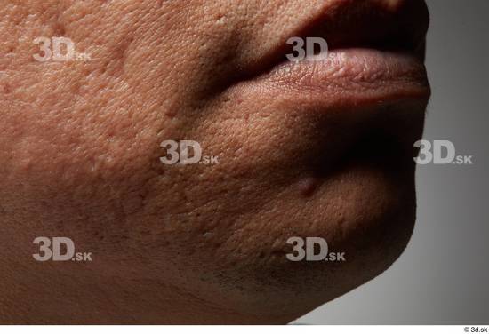 Face Mouth Cheek Skin Man Scar Slim Studio photo references