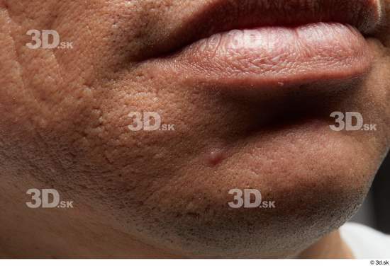 Face Mouth Cheek Skin Man Scar Slim Studio photo references