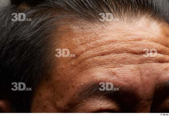 Face Hair Skin Man Asian Slim Wrinkles Studio photo references