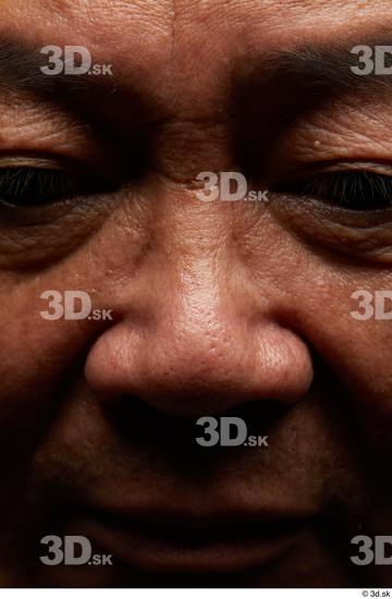 Face Nose Skin Man Asian Slim Wrinkles Studio photo references