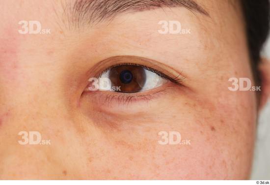 Eye Skin Woman Asian Slim Studio photo references