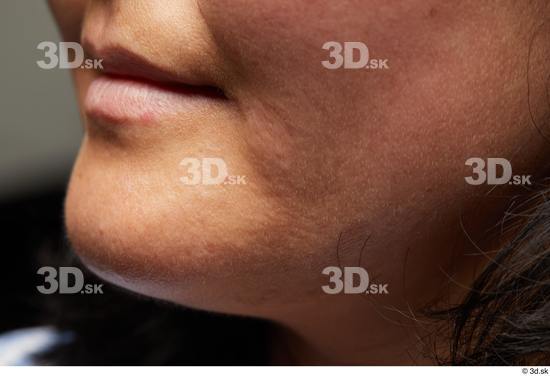 Face Mouth Cheek Skin Woman Asian Slim Studio photo references