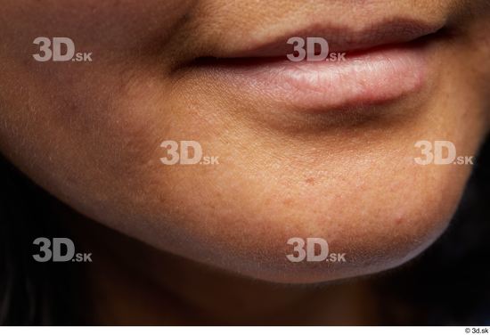 Face Mouth Skin Woman Asian Slim Studio photo references