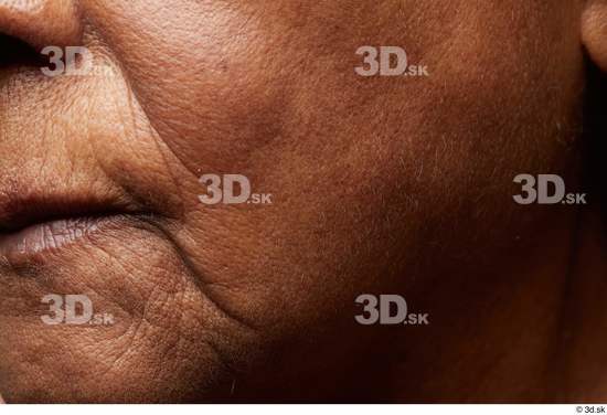 and more Face Cheek Skin Woman Chubby Wrinkles Studio photo references