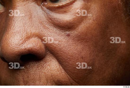 and more Face Nose Cheek Skin Woman Chubby Wrinkles Studio photo references