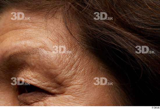 Eye Face Hair Skin Woman Asian Chubby Wrinkles Studio photo references