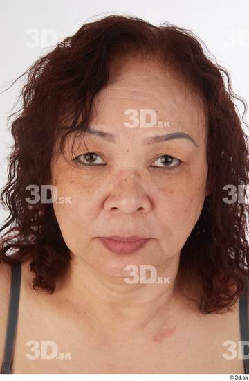 Face Head Hair Woman Asian Chubby Street photo references