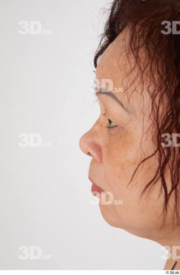 Nose Woman Asian Chubby Street photo references