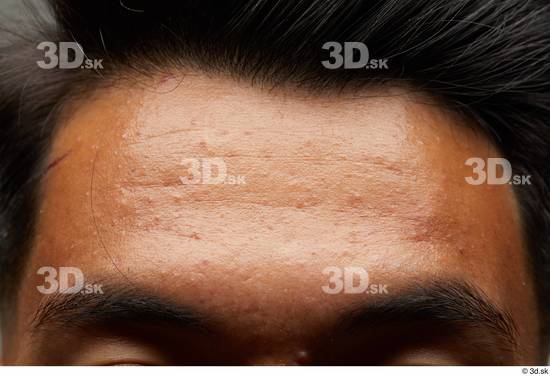 Face Hair Skin Man Asian Slim Wrinkles Studio photo references