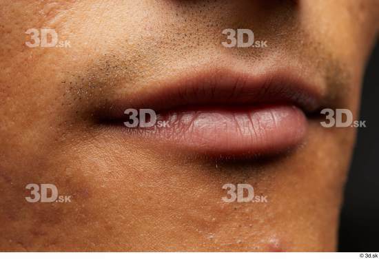 Face Mouth Skin Man Asian Slim Studio photo references