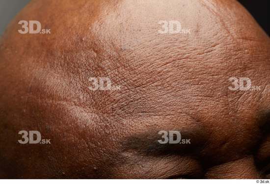 Face Skin Man Black Overweight Wrinkles Studio photo references