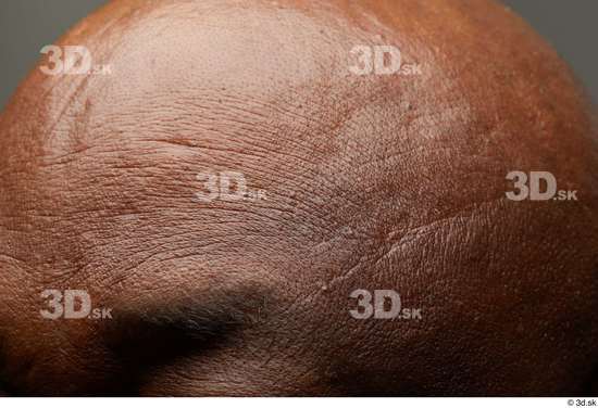 Face Skin Man Black Overweight Wrinkles Studio photo references