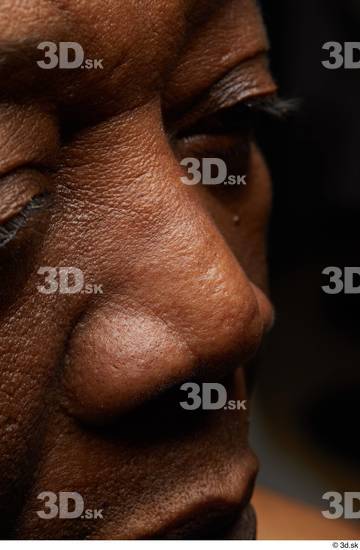 Face Nose Skin Man Black Overweight Studio photo references
