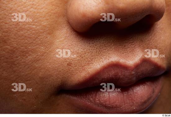 Face Mouth Nose Cheek Skin Woman Asian Slim Studio photo references