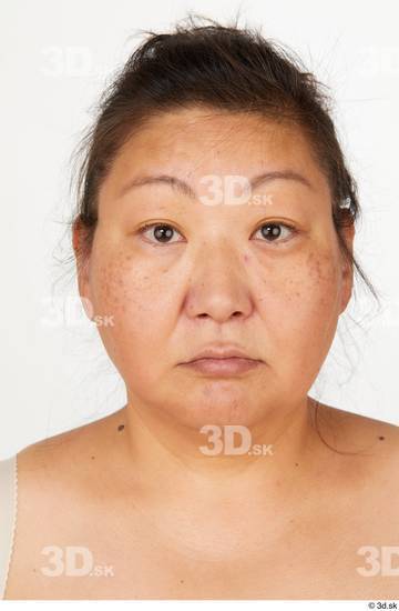 Face Head Hair Woman Asian Chubby Street photo references