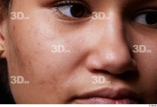 Eye Face Mouth Nose Cheek Skin Woman Slim Studio photo references