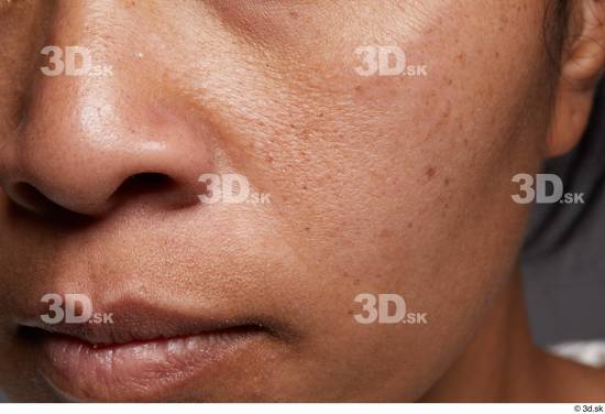 Face Mouth Nose Cheek Skin Woman Slim Studio photo references