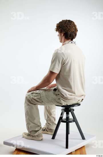 Man White Athletic Male Studio Poses