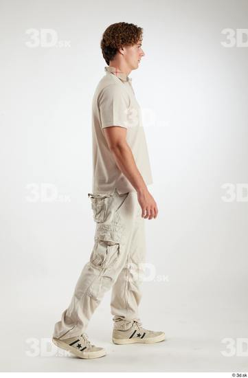 Man White Athletic Male Studio Poses