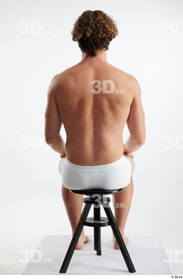 Man White Athletic Male Studio Poses