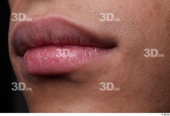 Face Mouth Skin Man Slim Studio photo references