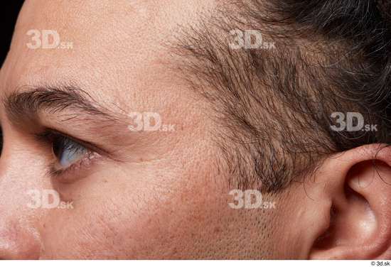 Eye Face Cheek Ear Hair Skin Man Slim Wrinkles Studio photo references