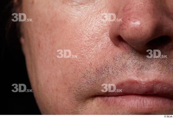 Face Mouth Nose Cheek Skin Man Slim Studio photo references